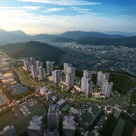 창원 롯데캐슬 포레스트 조감도.  <사진=롯데건설>